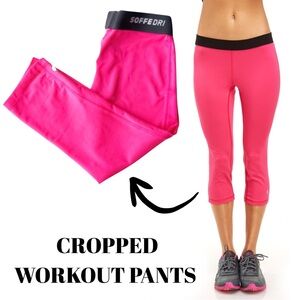Soffe Dri Pink Capri Pants